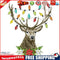 14CT Stamped DIY Cross Stitch Kit Xmas Antlers Embroidery Needlework (D332)