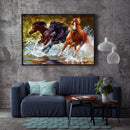 Full Embroidery 11CT Cross Stitch Stamped Kit Horse for Success Printed Craft
