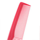 Thickening Haircut Comb Home Salon Fine Tooth Hair Bangs Comb (Red S)