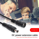 DC 5.5x2.1mm Male Female Extension Cable for CCTV Camera LED Strip (0.5m) Newly