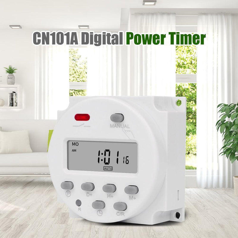 CN101A Digital Timer 7 Day Programmable Time Switch Controller Relay (12V) Newly