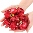 24pcs Christmas Love Balls Ornaments, Assorted Pendant for Tree Party Decor