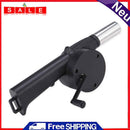 Outdoor Cooking BBQ Fan Air Blower for Barbecue Picnic Fire Hand Crank Bellows