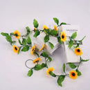 Flowers Vine Simulation Flower Cane Sunflower Rattan Garland Sunflowers