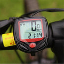 LCD Digital Riding Speedometer Bicycle Odometer Cycling Stopwatch Bike Computer
