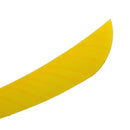 10pcs 4 inch Water Drop Turkey Feathers Arrow Real Feathers Vanes (Yellow)