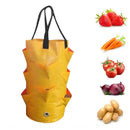 Plant Grow Bag 3 Gallons Strawberry Tomato Gardens Planting Pouch (Yellow) Newly