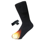 Fishing Cycling Battery Power Electric Heated Socks Foot Warmer Thermal Cotton