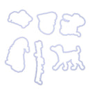 Silicone Clear Rubber Stamp + Metal Cutting Dies Stencil Frame Scrapbook DIY-17135