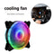 120mm Fan RGB Computer Case Fans Cooling Radiator Small 3pin + Large 4pin Newly