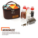 6pcs Spice Sauce Condiment Bottle BBQ Pepper Jar Seasoning Pot (Multicolor)