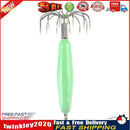 12-Claw Luminous Squid Hooks Glow in Dark Octopus Fishing Jig Hook (25g) Newly