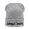 Embroidery Letter Soft Warm Man Woman Ski Caps Beanies Hat Winter Cap Knit