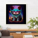 5D DIY Part Special Shaped Drill Diamond Painting Cat