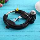 Bicycle MTB Road Bike Security Anti-Theft 4 Digit Password Steel Horseshoe Lock