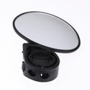Cycling Bike Bicycle Handlebar 360 Degree Rotate Rear View Mirror(Black) Newly