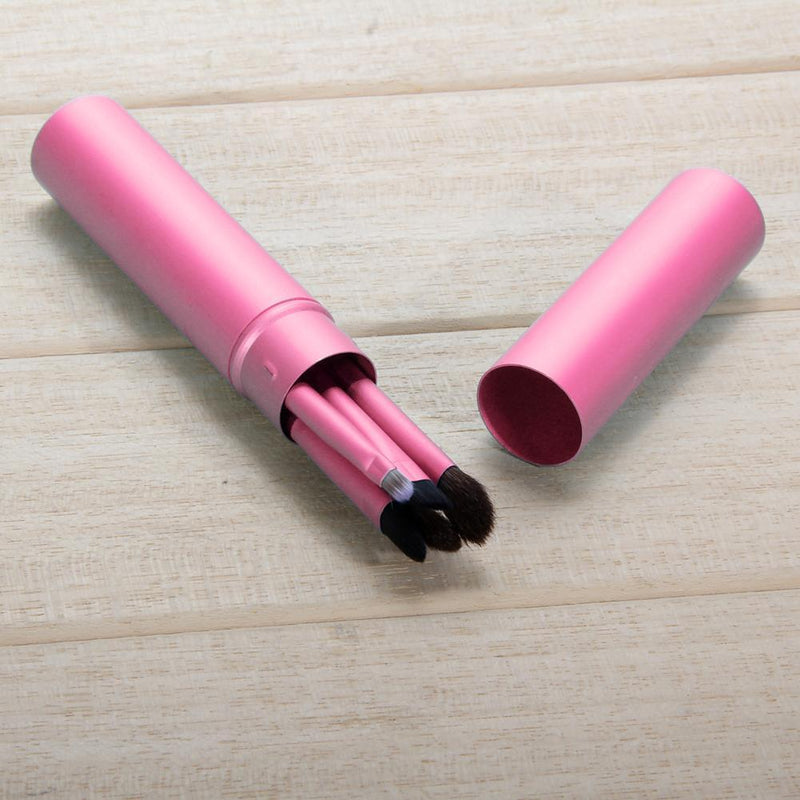 5pcs Eye Shadow Makeup Brush Set Eyes Make Up Eyebrow Cosmetic Brush?Pink?