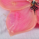 Wall Art Decoration Wall Clock Dial Silicone Mold Irregular Cherry Blossoms