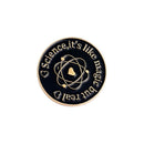 clock For Student Gifts Letter Brooch Enamel Pin Denim Jackets Lapel Pin Badge