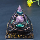 Orgonite Pyramid Healing Crystals Reiki Chakra Meditation Stones (Cancer) Newly