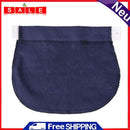 Maternity Pregnancy Adjustable Elastic Belt Pants Extended Button (Blue)