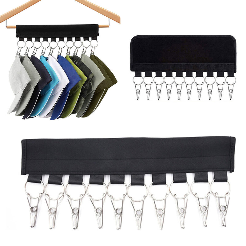 Cap Organizer Hanger Folding Hat Organizer Rack for Room Wall & Closet Display