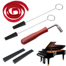 6pcs/Set Practical Piano Tuning Hammer Lever Tuner Mute Kit Musical Instrum