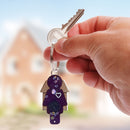Key Chain Silicone Mold with Key Storage Board Epoxy Key Mold for Entrance Newly
