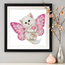 5D DIY Part Special Shaped Drill Diamond Painting Cat Art Decor (YX285) Newly