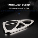 Keychain Carabiner Stainless Steel Climbing Hook Key Ring Key Holder Men Gift