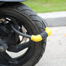 5-Digit Bike Combination Locks Scooter Wire Lock (Black+Yellow 17.2x400mm) Newly