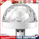 Mini Disco Ball Light, Sound Activated LED Car Atmosphere Stage Lights