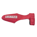 Fishing Pole Sleeve Cover Protector Cap + Fishing Rod Belt Strap (2 Set Red