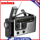 RGW Crank Radio, Solar Radio, Portable Solar Powered Hand Crank Radio Am Fm Sw1