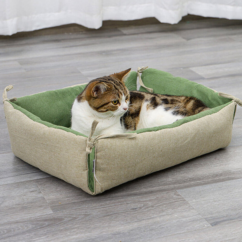 Cozy Cat Bed Warm Sleeping Hammock Cushion Kitten House Soft Puppy Sofa Mats