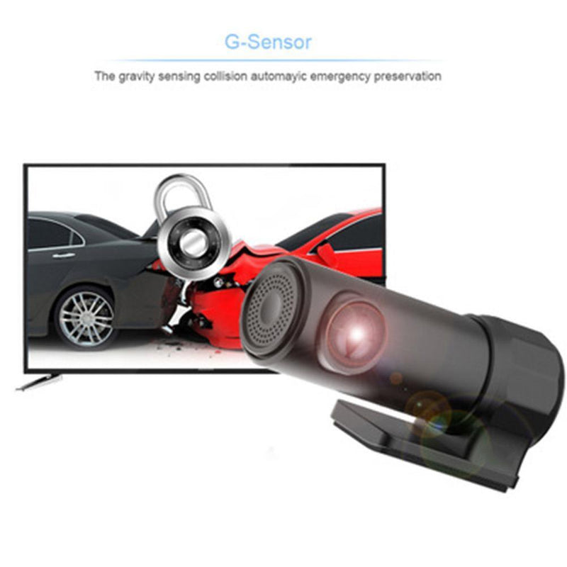 Smart WiFi DVR 5MP Camera 170 Degree Wireless 1080P Night Version Car Dash Newly