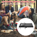 Mini Camping Table Outdoor Heat Shield Stove Stand Folding Desk (Black) Newly