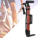 Portable Lightweight Aluminum Alloy MTB Cycling Bike Tire Air Pump(Red)