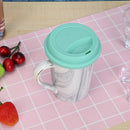 Wheel Silicone Cup Lids Heat-resistant Dust-proof Bowl Cover (Mint Green) Newly