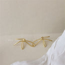 Girl Sweet Women Simplicity Stud Earrings Bow Earrings Fashion Eardrop
