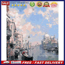 Oil Painting Riverway Digital Coding Picture Wall Art Room Decoration No Frame