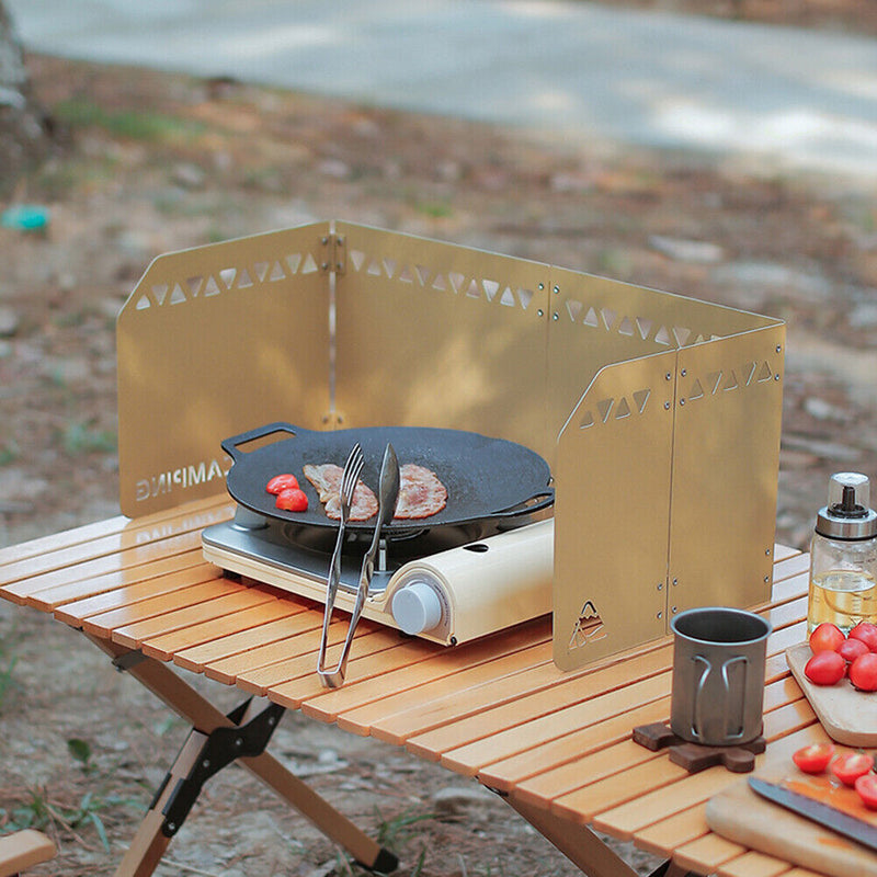 Outdoor Stove Windscreen Lightweight Camp Stove Windscreen Camp Cooking Sup