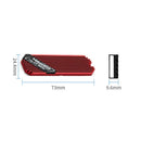 M.2 Solid State Hard Disk Heatsink Heat Radiator for PCIE 2280 SSD (Red)