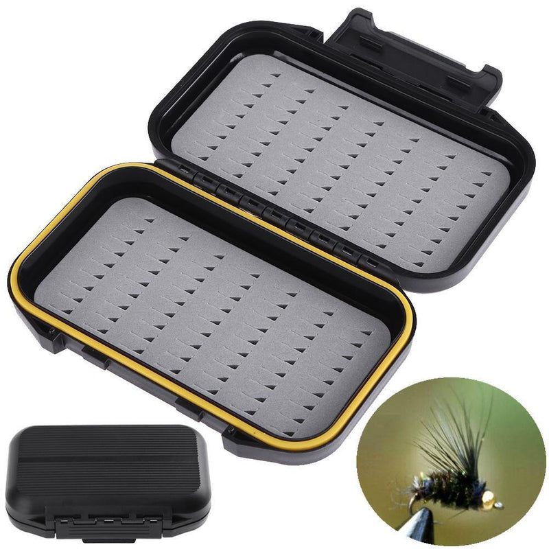 Fly fishing foam on both sides waterproof flying bait box bearing