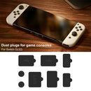 8/Set Game Console Dust Plug for NS OLED USB AC LAN HDMI-Compatible Cover Newly