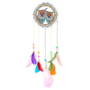 Acrylic Lucky Wind Chime Diamond Painting Dream Catcher Pendant Home Art Deco