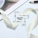 DIY Craft Tailor Ruler Measuring Gauge Template Sewing Ruler Patchwork Quilting