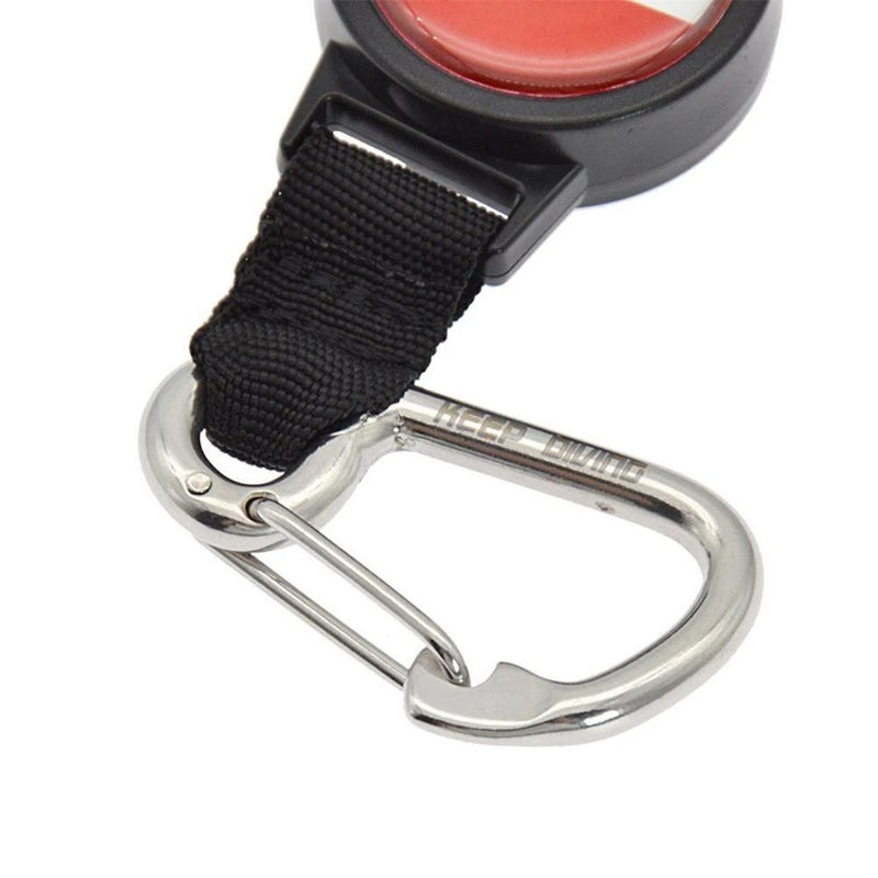 Diving Spring Rope Quick-release Buckle Diving Wire Lanyard Dive Safety Tool