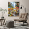 Painting By Numbers Kit DIY Street Tower Canvas Oil Wall Picture for Living R