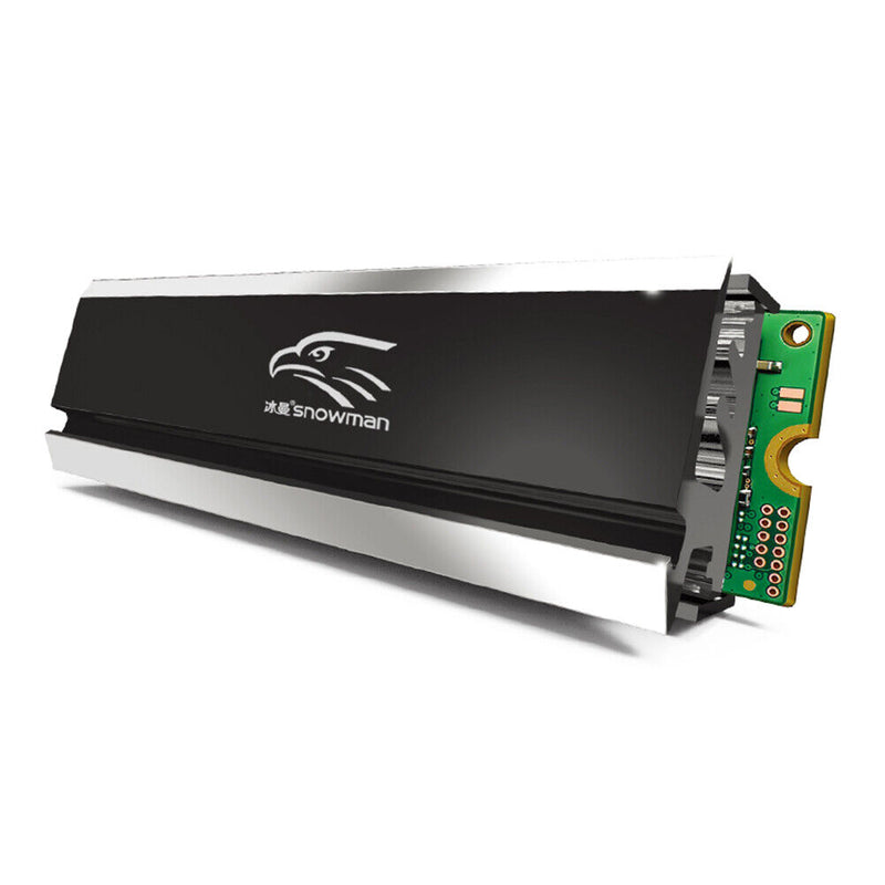 M.2 SSD Heatsink Cooler with Elastomeric Fasteners Computer Accessories Newly